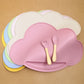 1pc Silicone Cloud Shape Baby Placemat Portable Placemat For Feeding Dishes Plate Kids Non-slip Plate Mat Children's Tableware