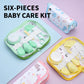 Baby care bag set, baby nose suction device, nail clipper, cartoon set, daily cleaning supplies, care bag