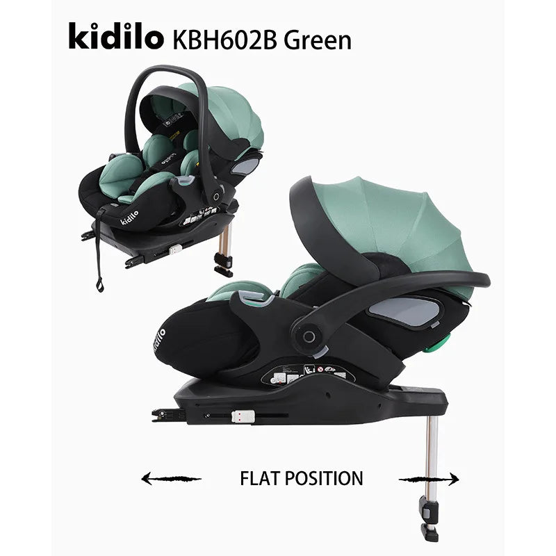 Baby Car Safety Seat Portable Universal Child Can Sit and Lie Baby Carrier Strengthen ISOFIX Hard Interface