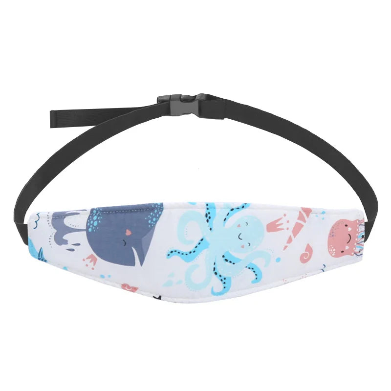 Baby Head Support Strap Car Seat Adjustable Kids Stroller Neck Relief Straps Pillow Toddler Headrest Sleep Car Chair Fasten Belt