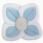 Blooming Bath Lotus Baby Bath Seat Plush Minky Baby Sink Bathtub Mat Cushion Safe Flower Seat for Newborns