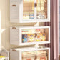 Baby’s Bedroom Closets Wardrobe Clothes Folding Bins Transparent Visual Cabinets Stable Load-bearing Clothes Organizer Rack