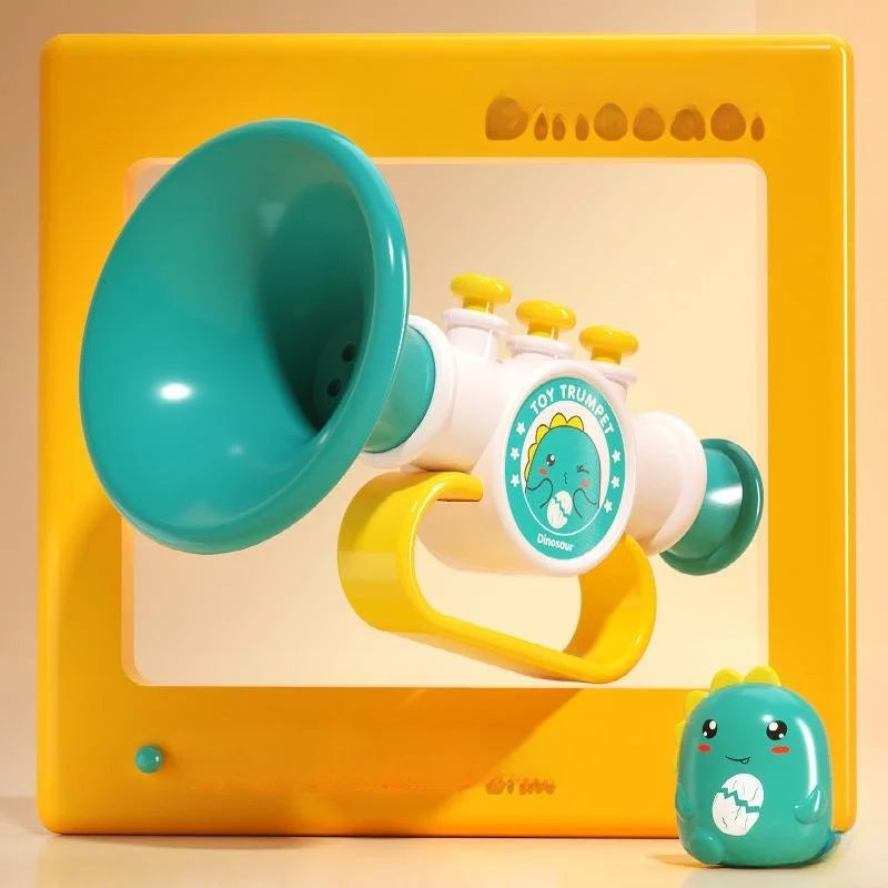 Trumpet Children's Toy Blow Music Baby Can Blow Instrument KIA Purden Brand Suitable for Ages 2 to 4 plus Years Old