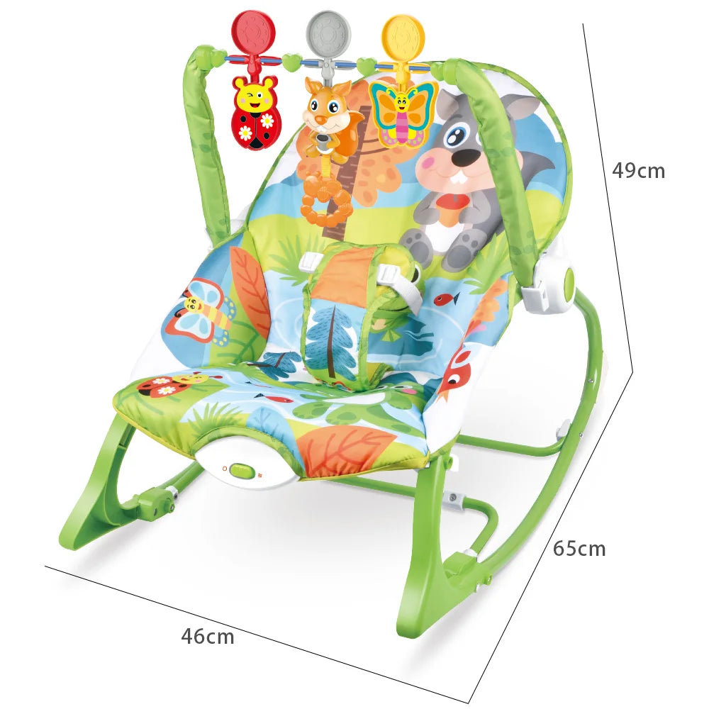 Early Electric Toys Baby Rocking Chair Electric Baby Boy Toy Sleeping Rocker With Hanging Children Toys Gifts