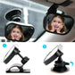 2 In 1 Kids Monitor Baby Rear View Mirror In-Car Baby Observation Mirror Car Rear Seat Child Safety Mirror Easy Installation