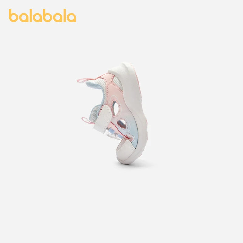 Balabala Baby Walking Shoes Boys Girls Athletic Shoes Shoes Infant Steady Steps Shoes 2024 Summer New Mesh Breathable Shoes