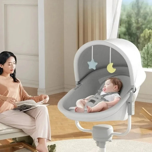 Electric Baby Rocker Chair Parenting Essential Crib Toddler Bouncer Multi-Function Sleep Bed Baby Basket Baby Cribs Furniture
