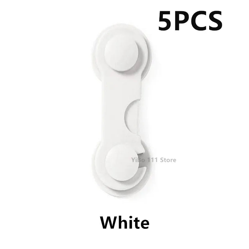 5/10/20PCS Child Lock Children Baby Drawer Anti-opening Cabinet Door Refrigerator Anti-pinch Safety Lock Buckle Protection