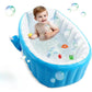 Inflatable Baby Bathtub Toddler Tub for Shower Collapsible Portable Bathtub for Kids Baby Bath Tub Travel Baby Bathtub Boy Girl