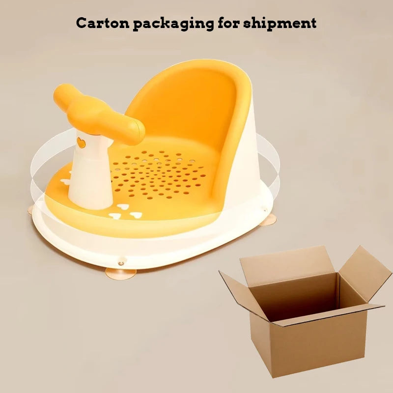 Baby Bath Seat – Adjustable Shower Stand for Young Kids