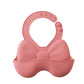 Baby Waterproof Bibs Toddler Silicone Bibs Cute Bowknot Aprons Kids Bib Girl Boy Adjustable Soft Silicone Bib Baby Feeding