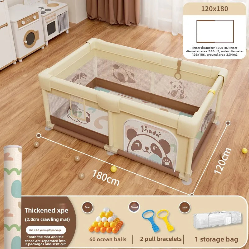 Non-Toxic Baby Playpen with Crawling Mat