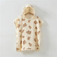 JU64 Baby Hooded Bath Towel for Infant Boy Girl Breathable  Wraps Warm Shower Towel Comfortable Quick-Drying Bathrobe