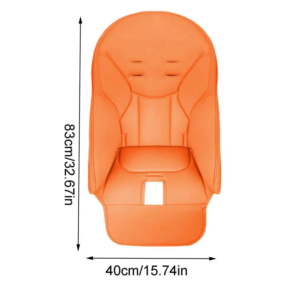 Baby Hight Chair Cushion For Peg Perego Siesta Zero3 Baoneo Kosmic Jane PU Leather Seat Cover With Padding Comfortable For Kids