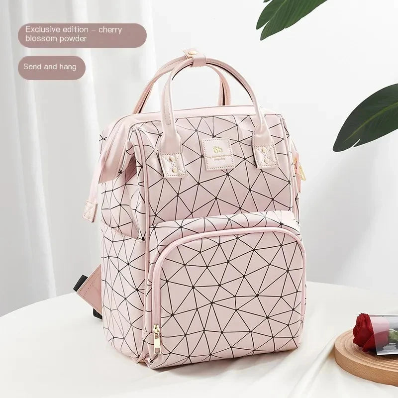 Diaper Backpack – Large Waterproof Mommy Bag with USB
