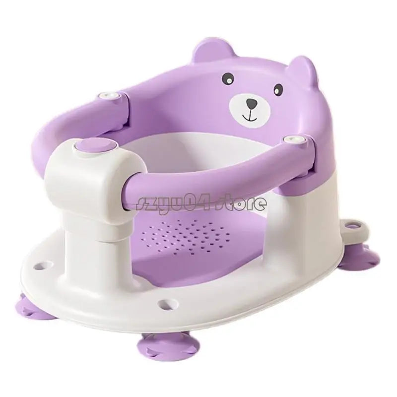 4X7D Bath Chair for Baby 360 Degree Surrounded Infants Bathtub Stool Nonslip Bottom Designing Shower Chair Bathing Essential