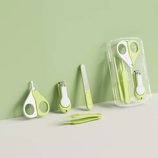 Baby Nail Clipper Set Anti-Pinch for Newborns Professional Nail Care Kit with Safety Scissors  Files Toddler Grooming Tools