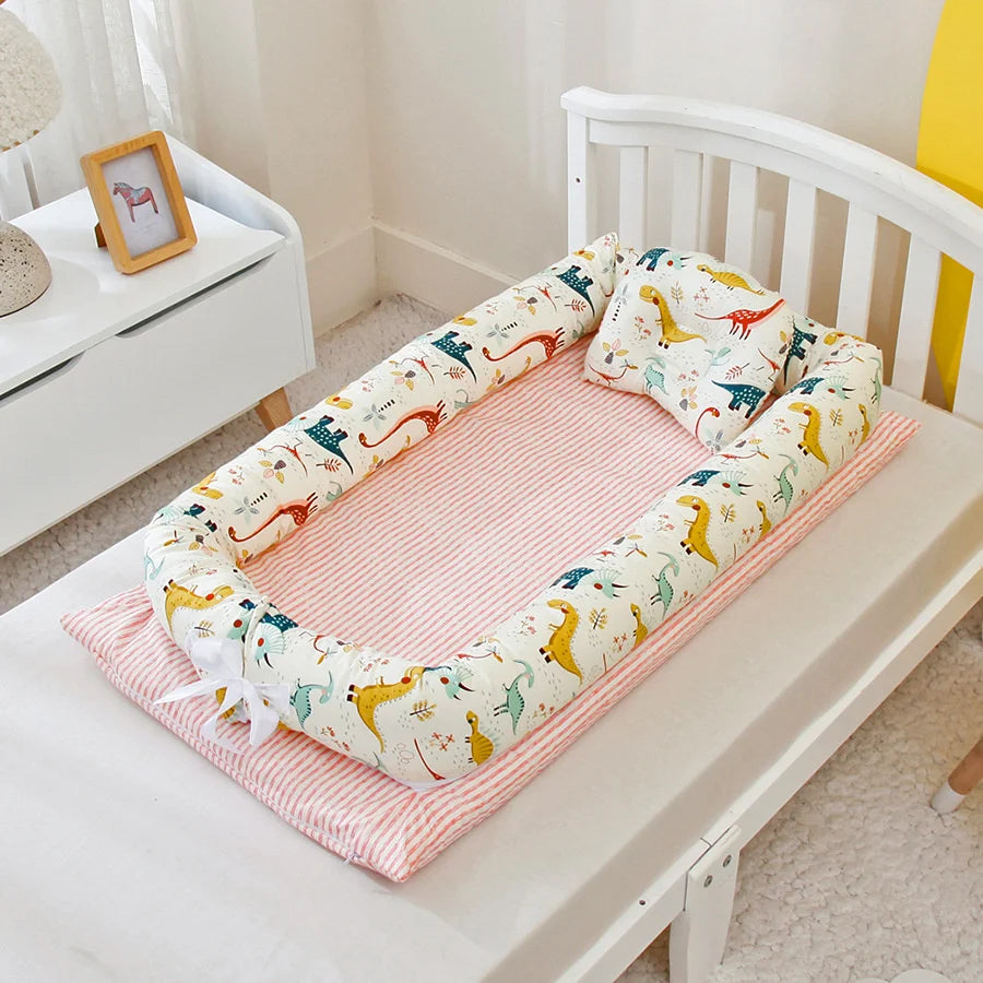 Portable Folding Baby Nest Travel Bed Crib Newborns Cots Sleep Nest Infant Cradle Bed Cuna Baby Nest Baby Dropshipping 90*50cm