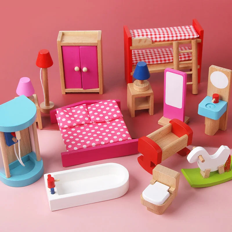 Mini Wooden Furniture – Playroom Fun!
