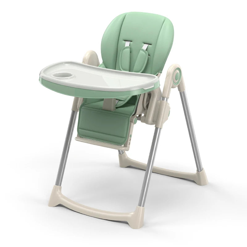 Baby High Chair 3 in 1 Multi-functional Foldable Dining Chair Adjustable Baby Feeding Height Portable Baby High Chair