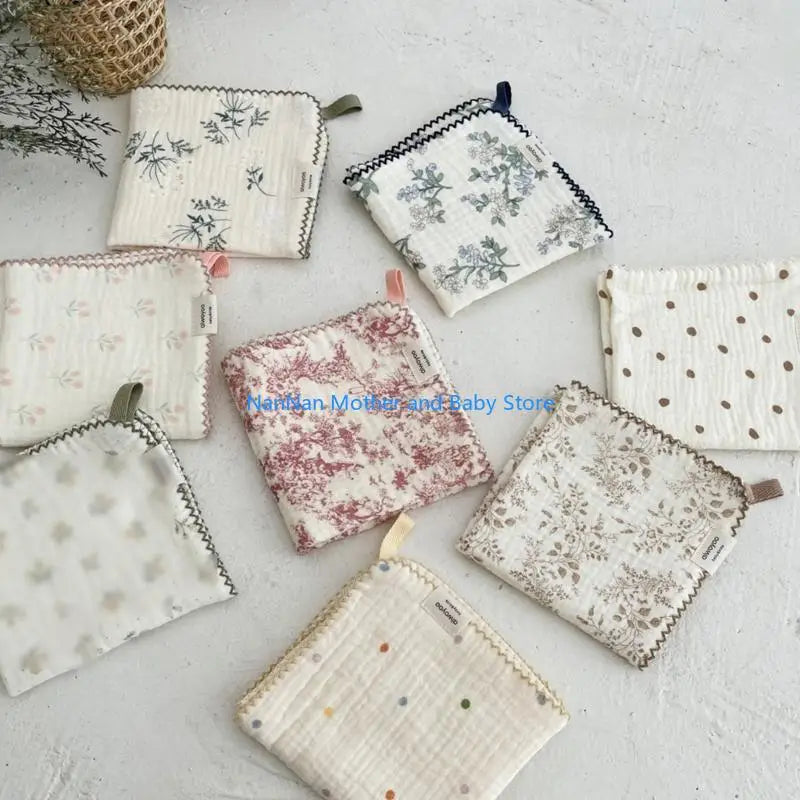 Baby Muslin Face Towel for Delicate Skin Soft and Absorbent Muslin Hand Towel