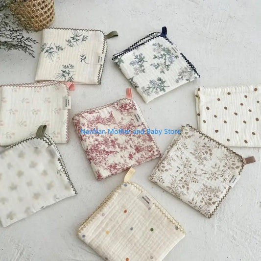 Baby Muslin Face Towel for Delicate Skin Soft and Absorbent Muslin Hand Towel