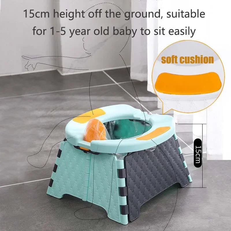 Portable Children's Travel Potty – Car & Toilet Training Seat
