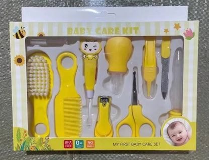 Maternal and Child Products Baby Care Gift Box Set of 10 Pieces for Children's Nail ClippersBaby Ear Scoopsand Care