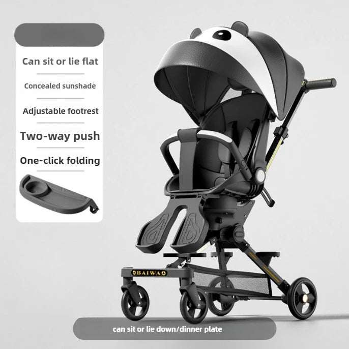 NEW Baby stroller four wheels Shock absorption Portable foldable Stroller Lightweight travel children's Trolley cart