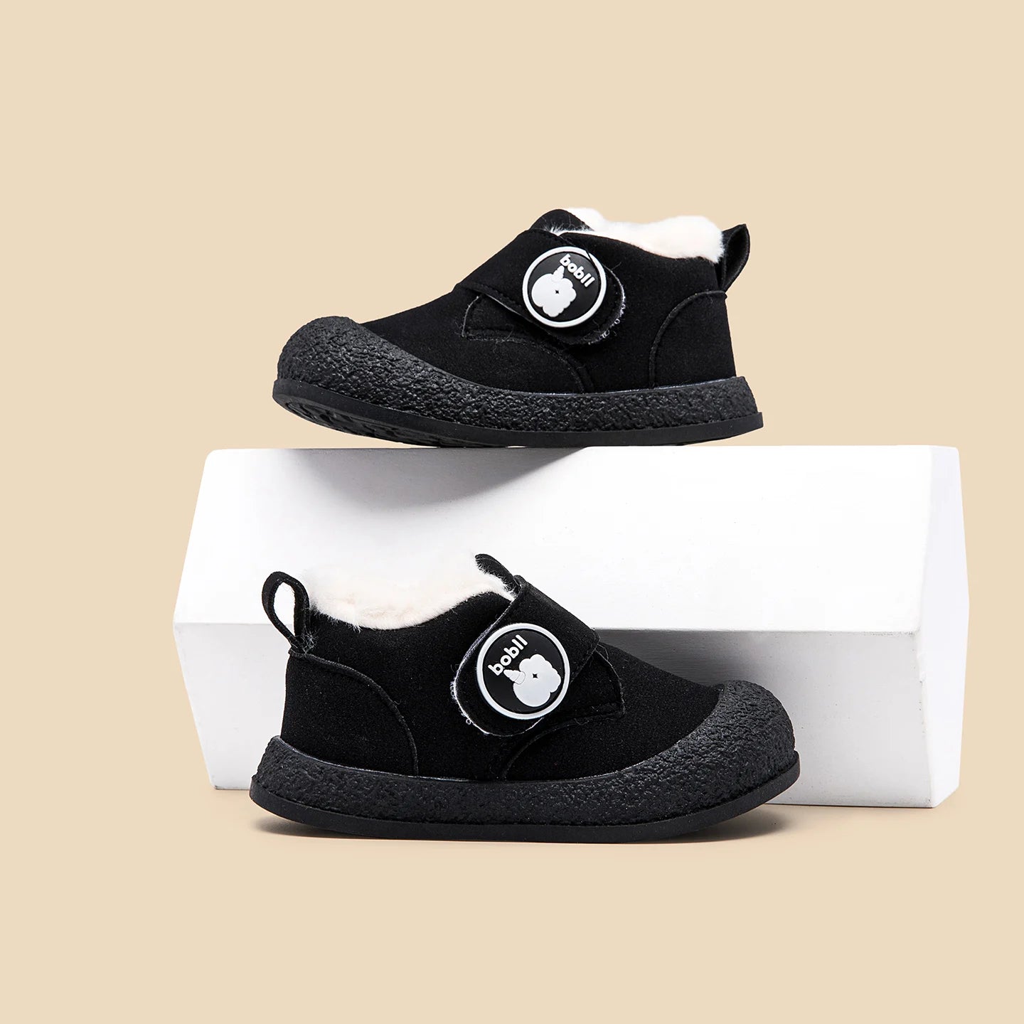 Hot Sale Winter Baby Boys And Girls First Walking Outdoor Toddler Cotton Shoes For 0-3Y High Quality Fleece-lined Design