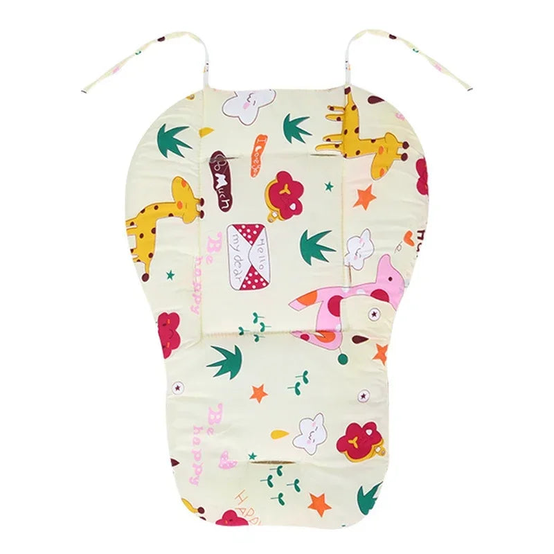 Baby Kids Highchair Cushion Pad Mat Booster Seats Cushion Pad Mat Feeding Chair Cushi on Pad Stroller Cushion Mat Cotton Fabric
