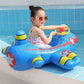 Inflatable Baby Airplane Pool Float – Blue Seat with Steering Wheel