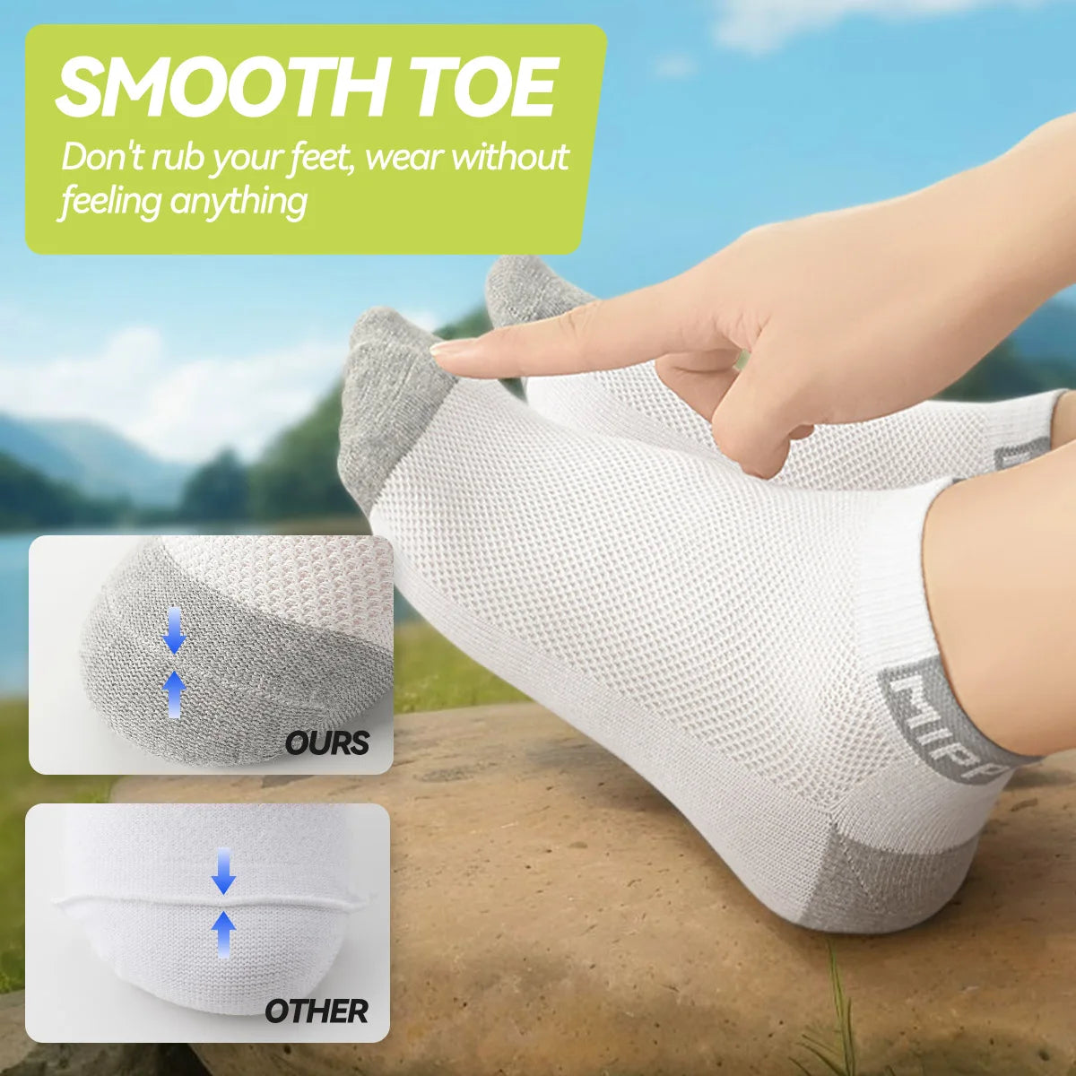 Chaussettes ultra-fines et respirantes pour enfants