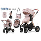 Kidilo H2D C 3 in 1 lightweight stroller, Good Quality Four Wheel Baby Stroller