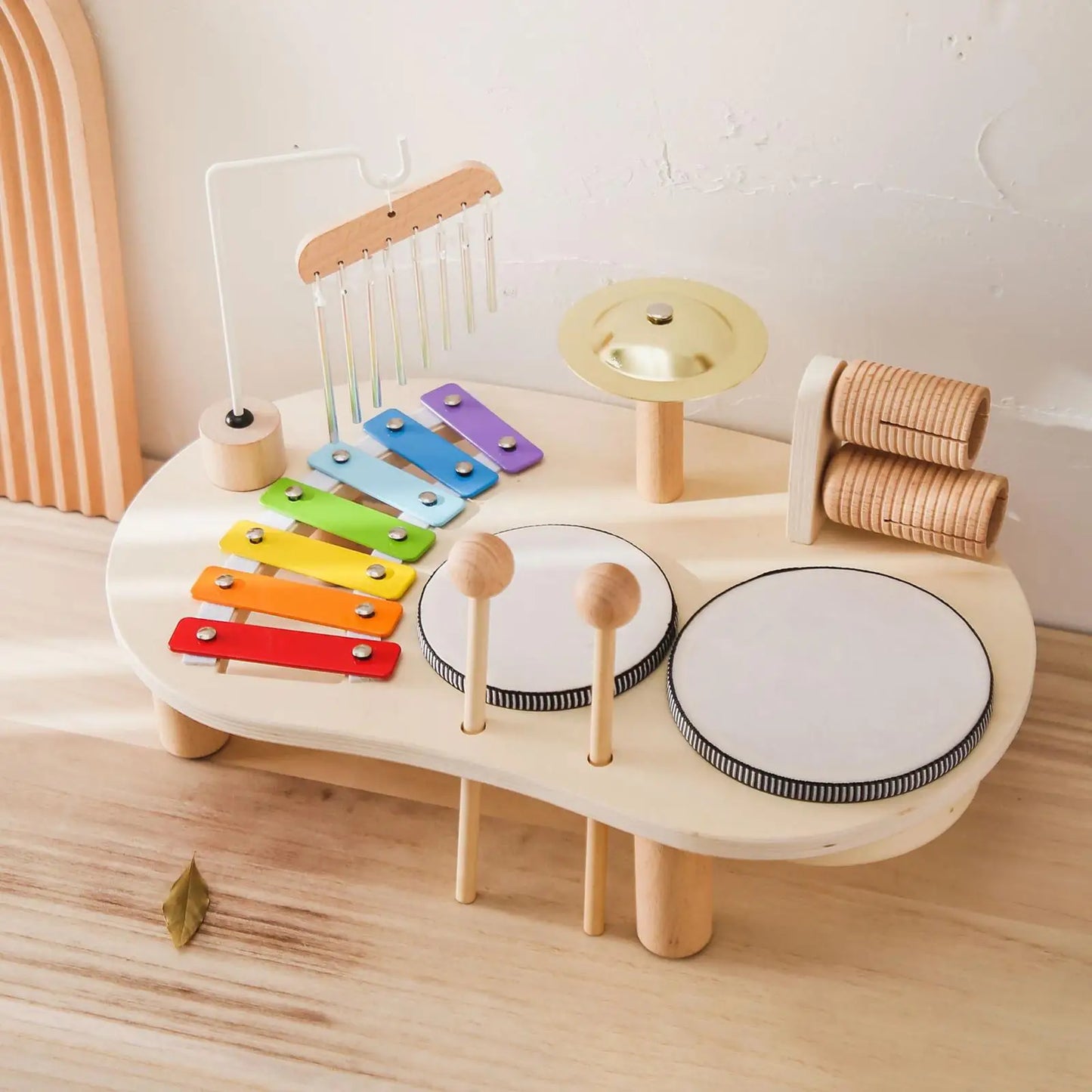 Kids Wooden Drum Set – Fun & Skill-Building!