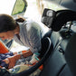 Baby Car Mirror 360° Rotatable Facing Car Seat Mirrors Baby Car Monitor with Wide Clear View, Shatterproof, Easy Assembled