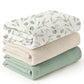 3pcs/set 6-Layer Muslin Swaddle Blanket for Baby Soft Cotton Gauze Receiving Blankets for Newborn Soft Wrap Set Toddler Boy Girl
