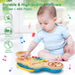 2-in-1 Wooden Piano & Drum – Lights & Music Fun!