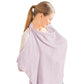 Soft 100% Cotton Breathable Nursing Covers Muslin Nursing Cover Apron for Mom Privacy Breastfeeding Stroller Cover Accessories