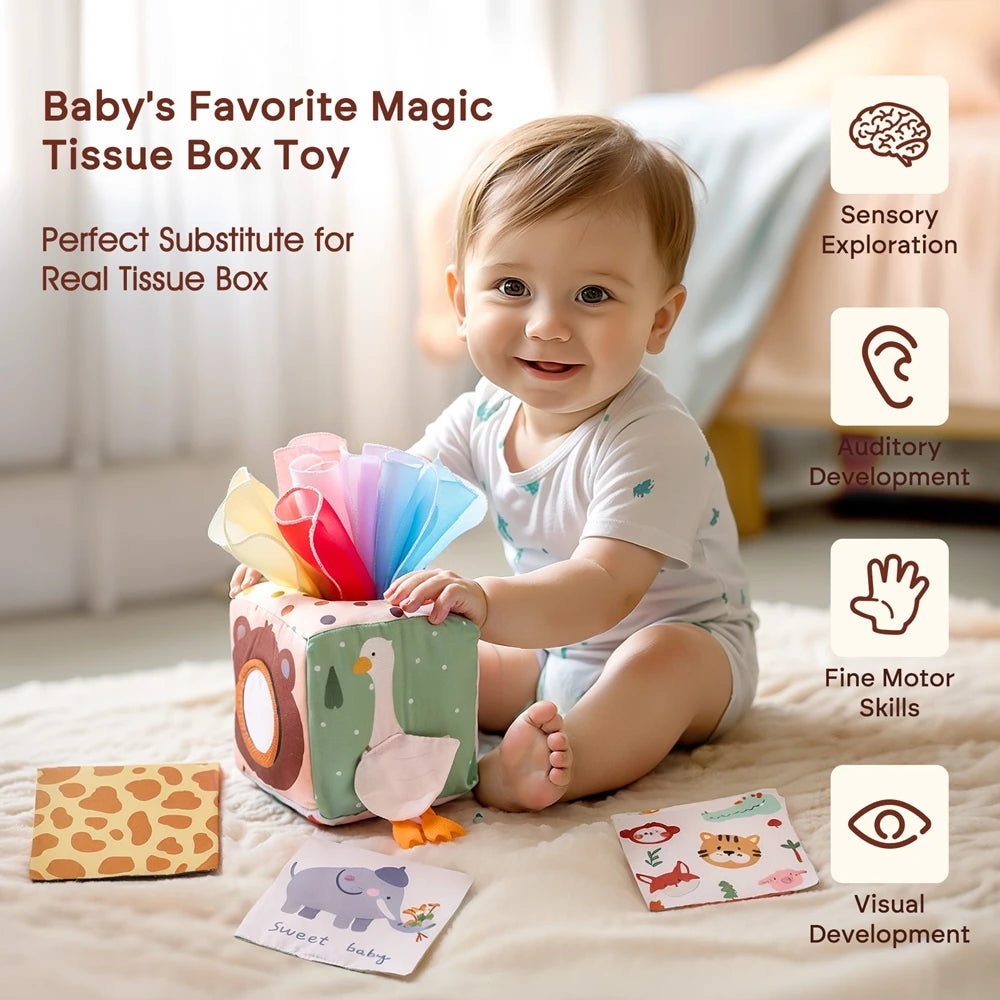 Montessori Baby Toys Wooden Cartoon Block Rattle Toys Early Educational Toys for Kids Wooden Craft Toddler Toys Baby Accessories