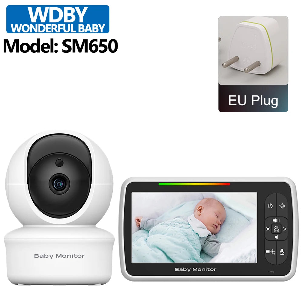 5″ Baby Monitor PTZ 2X Zoom Two-Way Talk VOX  Vi