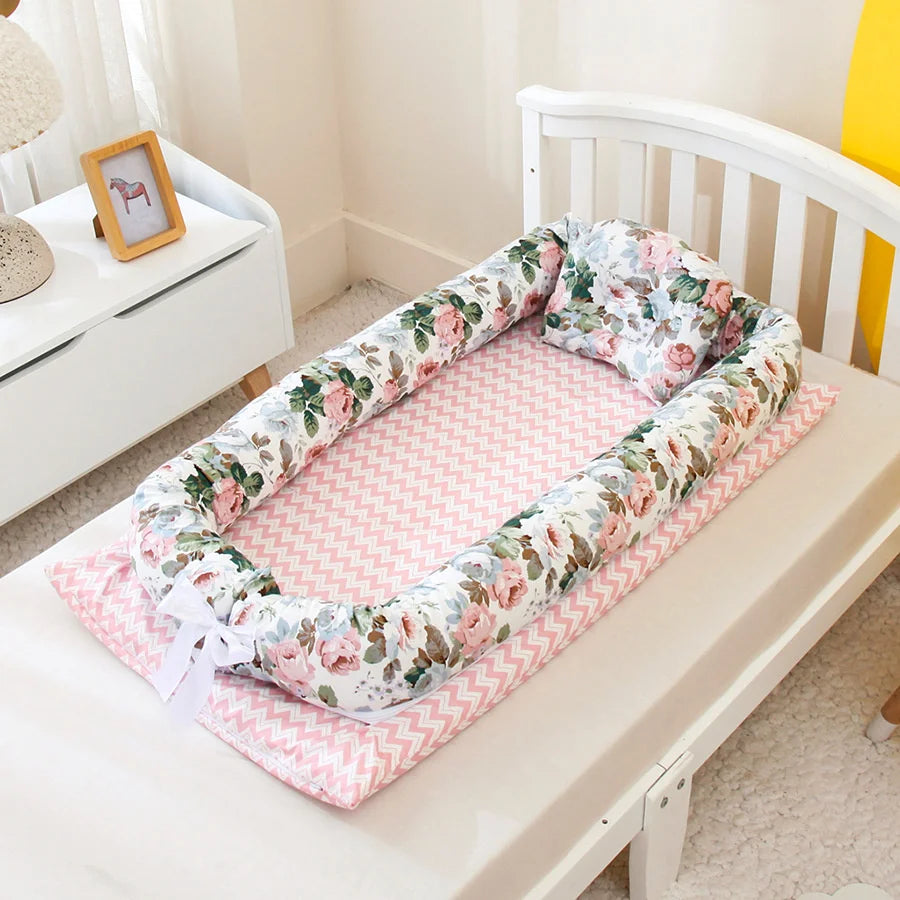 Portable Folding Baby Nest Travel Bed Crib Newborns Cots Sleep Nest Infant Cradle Bed Cuna Baby Nest Baby Dropshipping 90*50cm