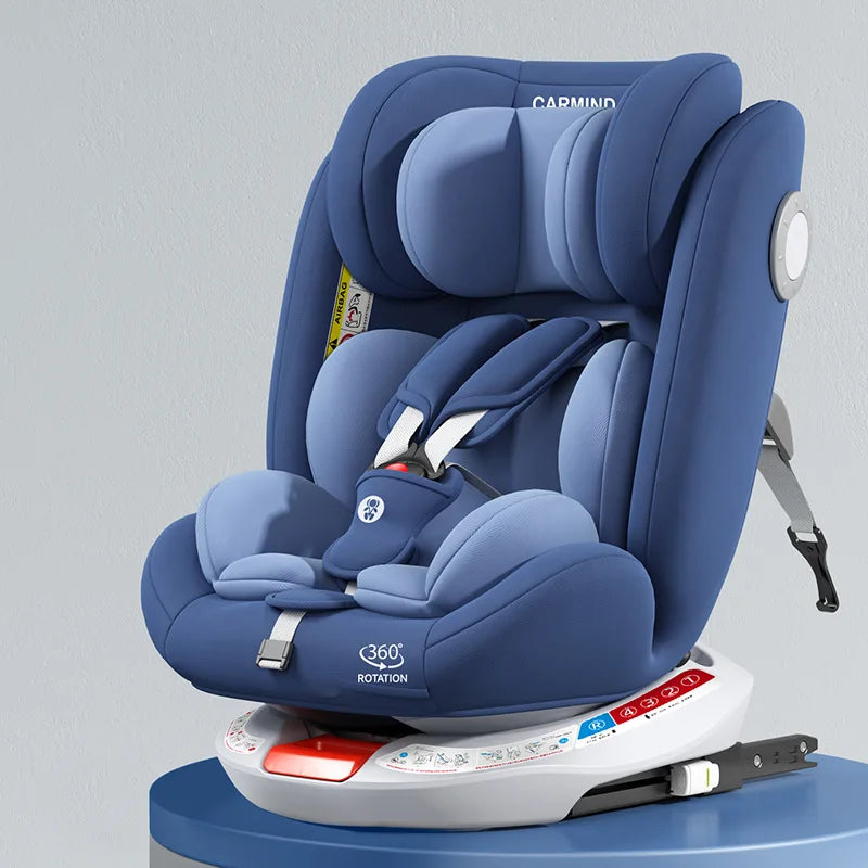 Carmin Child Car Safety Seat. Lying Adjustable Car Child 0-1 Years Old Baby ISOFIX Hard Interface Free Shipping
