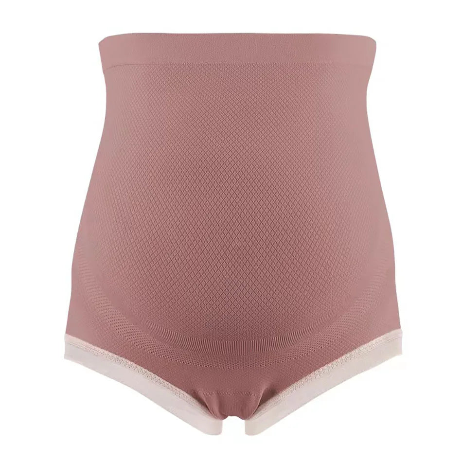 Ergonomically Designed High Waisted Maternity Panties Ultimate Support Comfort Breathable Seamless Intimates for Expecting Moms