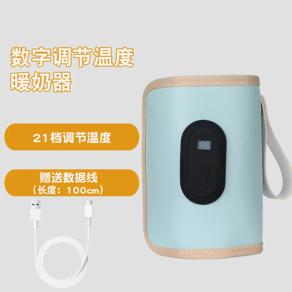 Universal Baby Bottle Warmer Water Formula Milk Warmer Baby Bag USB Nursing Bottle Heater Portable Thermal Bag for Travel