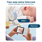 Babyphone DANMINI 3,5" RGB – Caméra interphone avec vision nocturne et voix