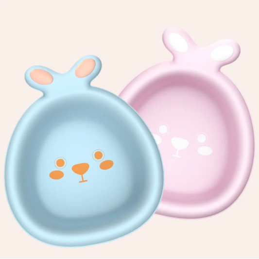 Cartoon Rabbit Washbasin with Thickened Plastic Newborn Tubs Wash the Butt Basin Portable Baby Bath Products Supplies