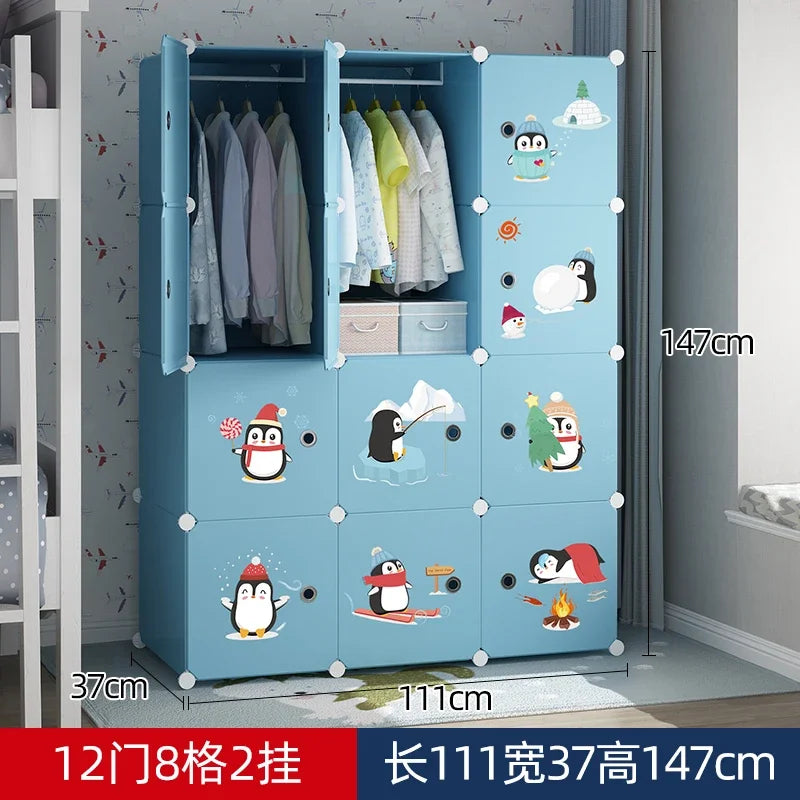 Organizer Baby Cabinets Wardrobe Children's Room Storage Cabinet Cabinets Girl's Drawer Closet Armadio Bimba Baby Furniture