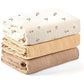 3pcs/set 6-Layer Muslin Swaddle Blanket for Baby Soft Cotton Gauze Receiving Blankets for Newborn Soft Wrap Set Toddler Boy Girl