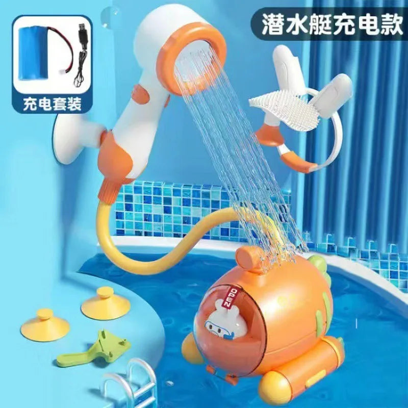 Infant Bath Toy – Radish Submarine Electric Shower Play